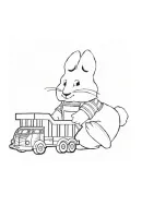 Max en Ruby kleurplaat 4